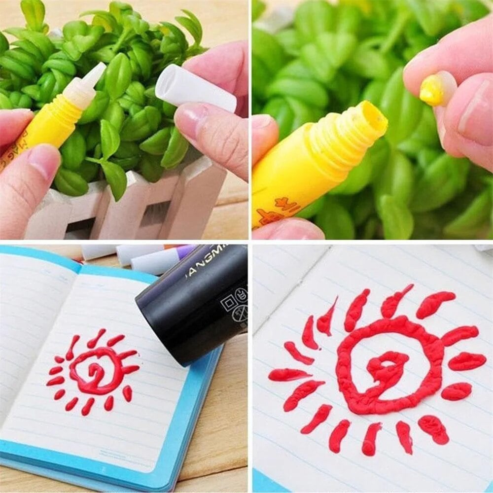 🎁🔮Magic Pen – Disegna in 3D con un solo tratto!🎄 Penne fai da te per disegnare popcorn a bolle e offerta “Compra 2, prendi 1 gratis”