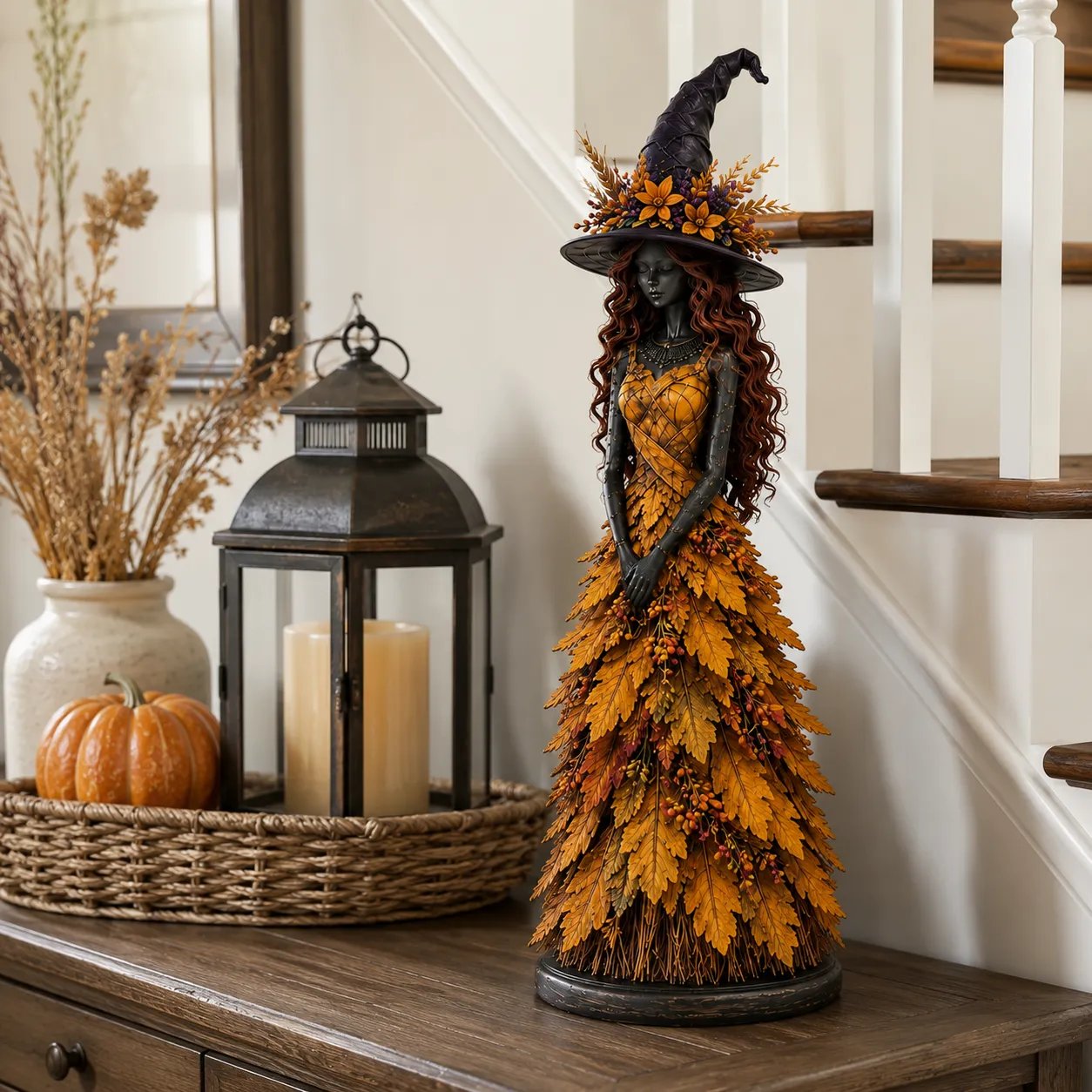 💥ULTIMO GIORNO: SCONTO DEL 49% - 🧙 Statuetta della strega incantata d'autunno (📦Acquistane 2 e la spedizione è gratuita