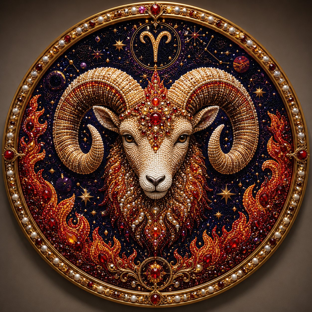 🔥 Kit per la creazione di opere d'arte con perline dei 12 segni zodiacali ♈🌙