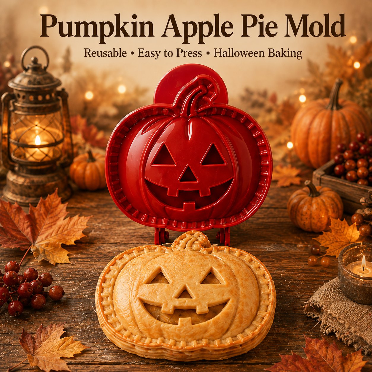 🎃 Set di 8 stampini per mini tortine di Halloween