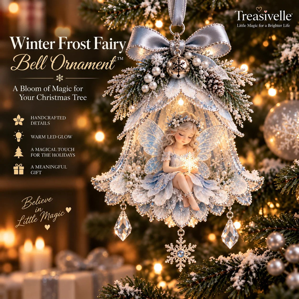 🧚‍♀️✨ Addobbo natalizio “Enchanted Fairy Bell”™