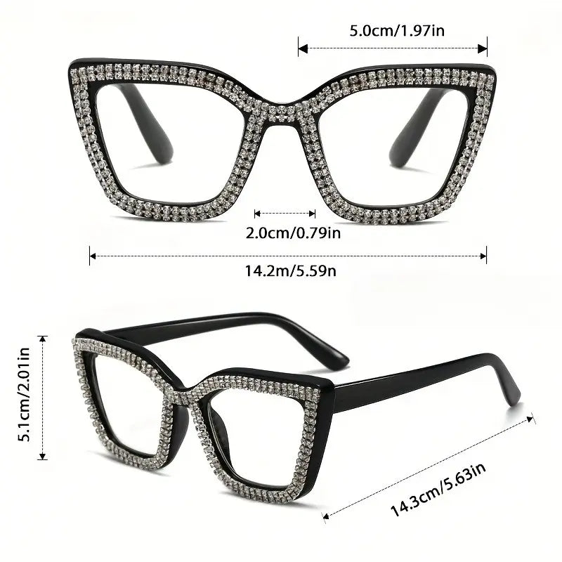 Occhiali da lettura Cat Eye con protezione dalla luce bl