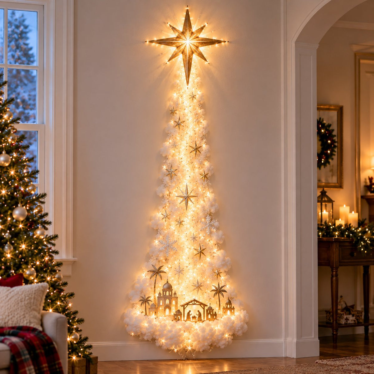 ✨Applique “Christmas Magic Trail” – Un po’ di magia natalizia direttamente sulla tua parete