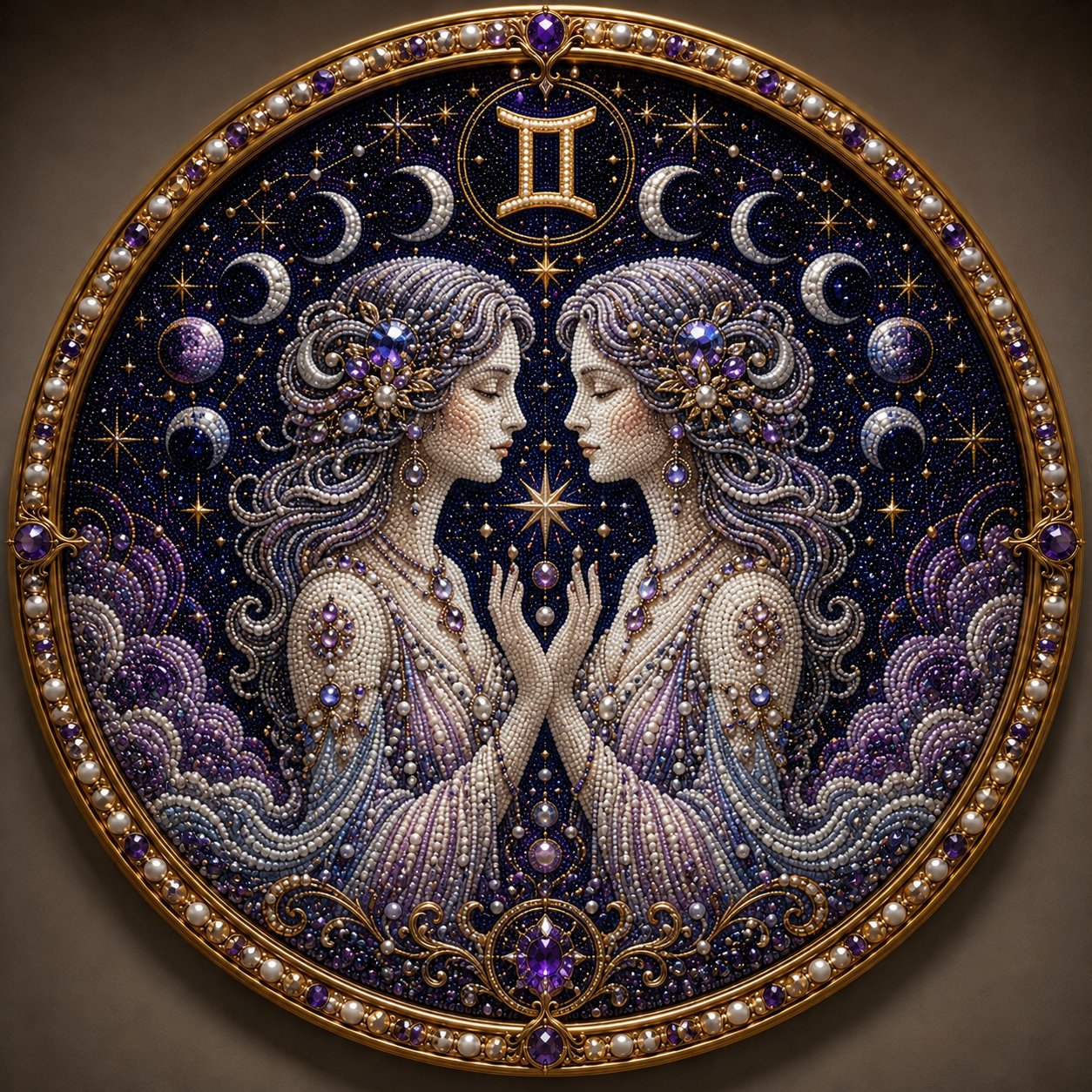 🔥 Kit per la creazione di opere d'arte con perline dei 12 segni zodiacali ♈🌙
