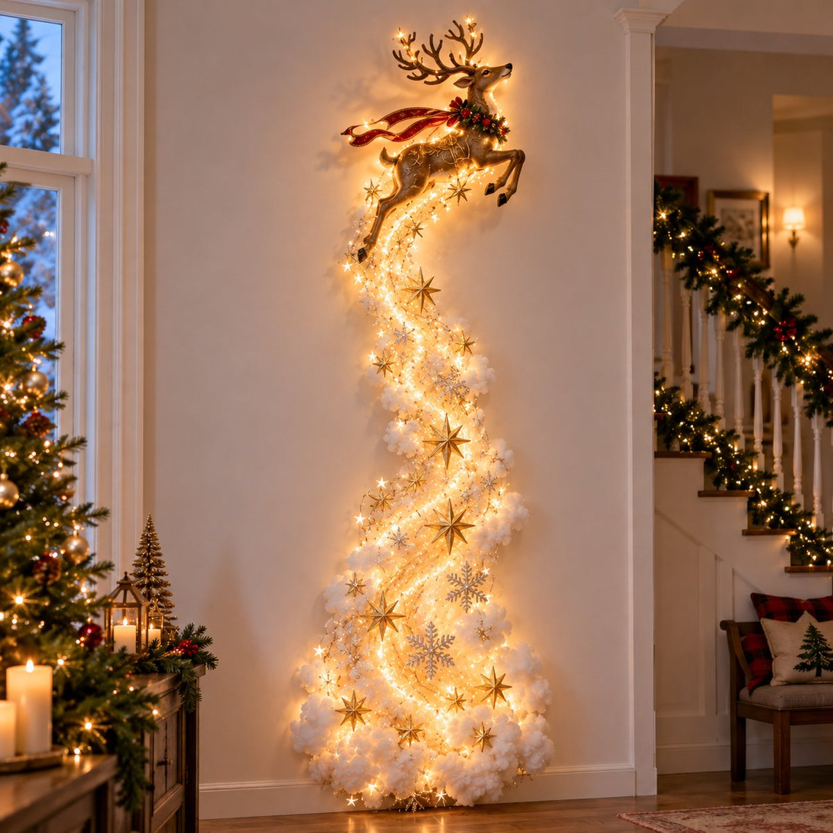 ✨Applique “Christmas Magic Trail” – Un po’ di magia natalizia direttamente sulla tua parete