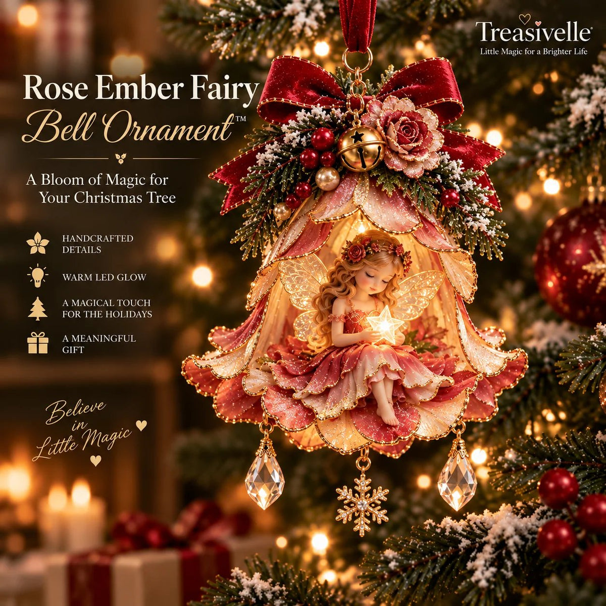 🧚‍♀️✨ Addobbo natalizio “Enchanted Fairy Bell”™