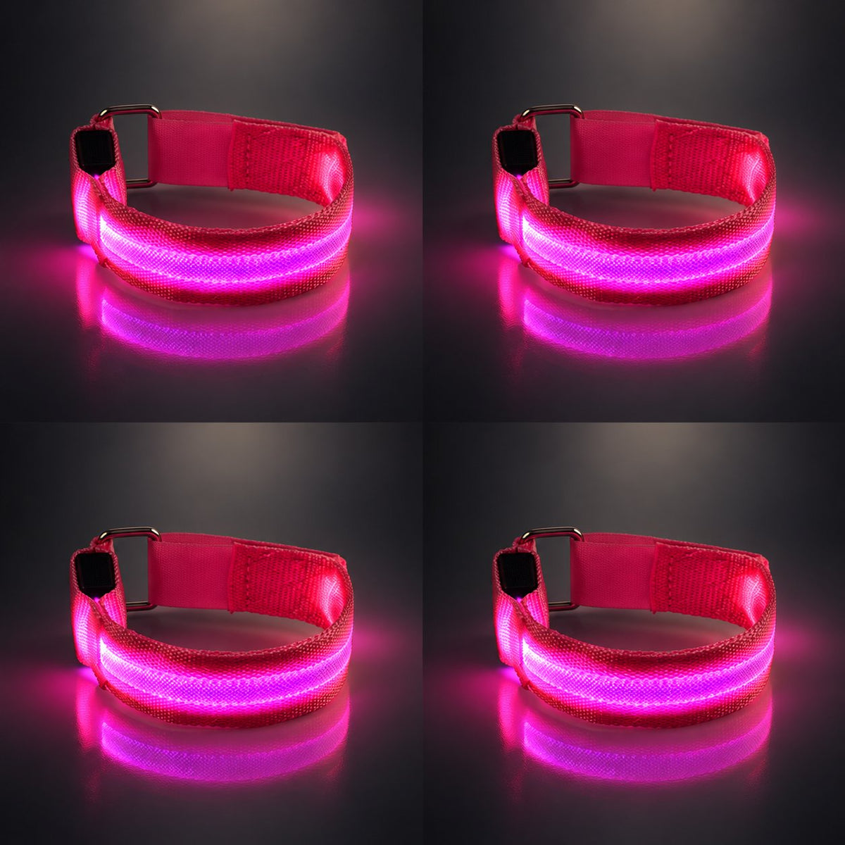 🐎 Cinghie LED per zampe di cavallo – Confezione da 4 | Luci di sicurezza ricaricabili per l'equitazione notturna | Chiusura in velcro regolabile adatta a cavalli di tutte le taglie ✨
