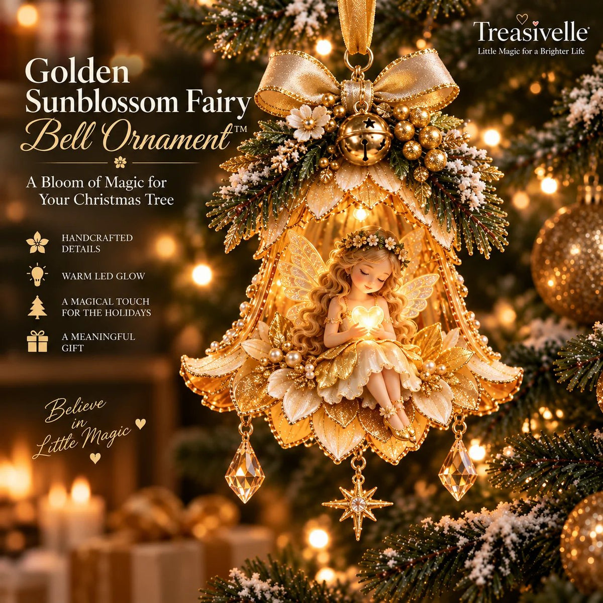 🧚‍♀️✨ Addobbo natalizio “Enchanted Fairy Bell”™