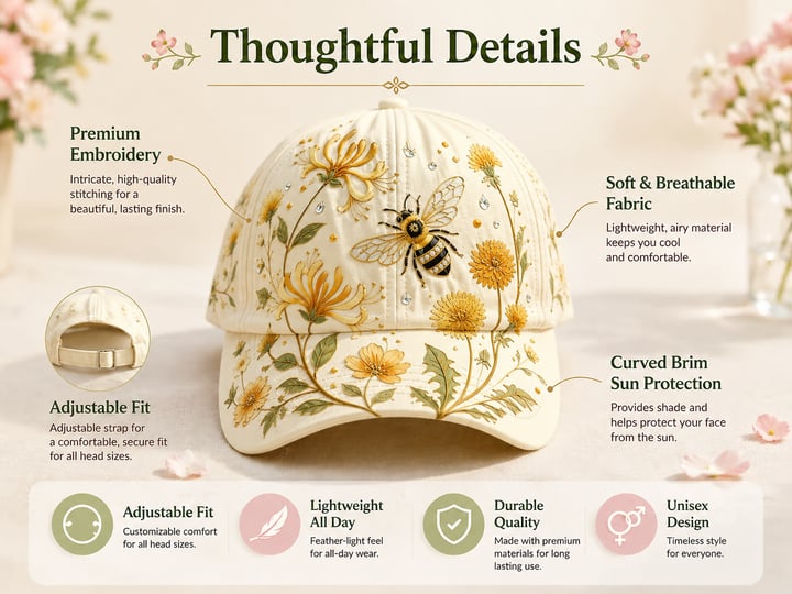🔥Ultimo giorno – 50% di sconto 🌸🌿 Cappellino da giardin