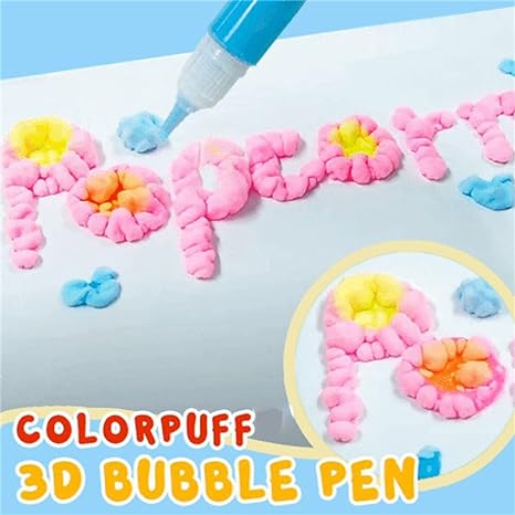 🎁🔮Magic Pen – Disegna in 3D con un solo tratto!🎄 Penne fai da te per disegnare popcorn a bolle e offerta “Compra 2, prendi 1 gratis”