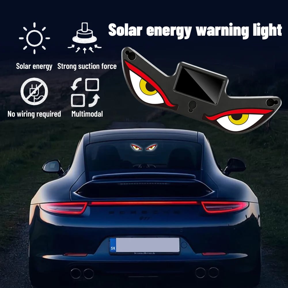 🔥Ultimo giorno: 49% di sconto - Luce LED per finestrini auto "Solar Demon Eye