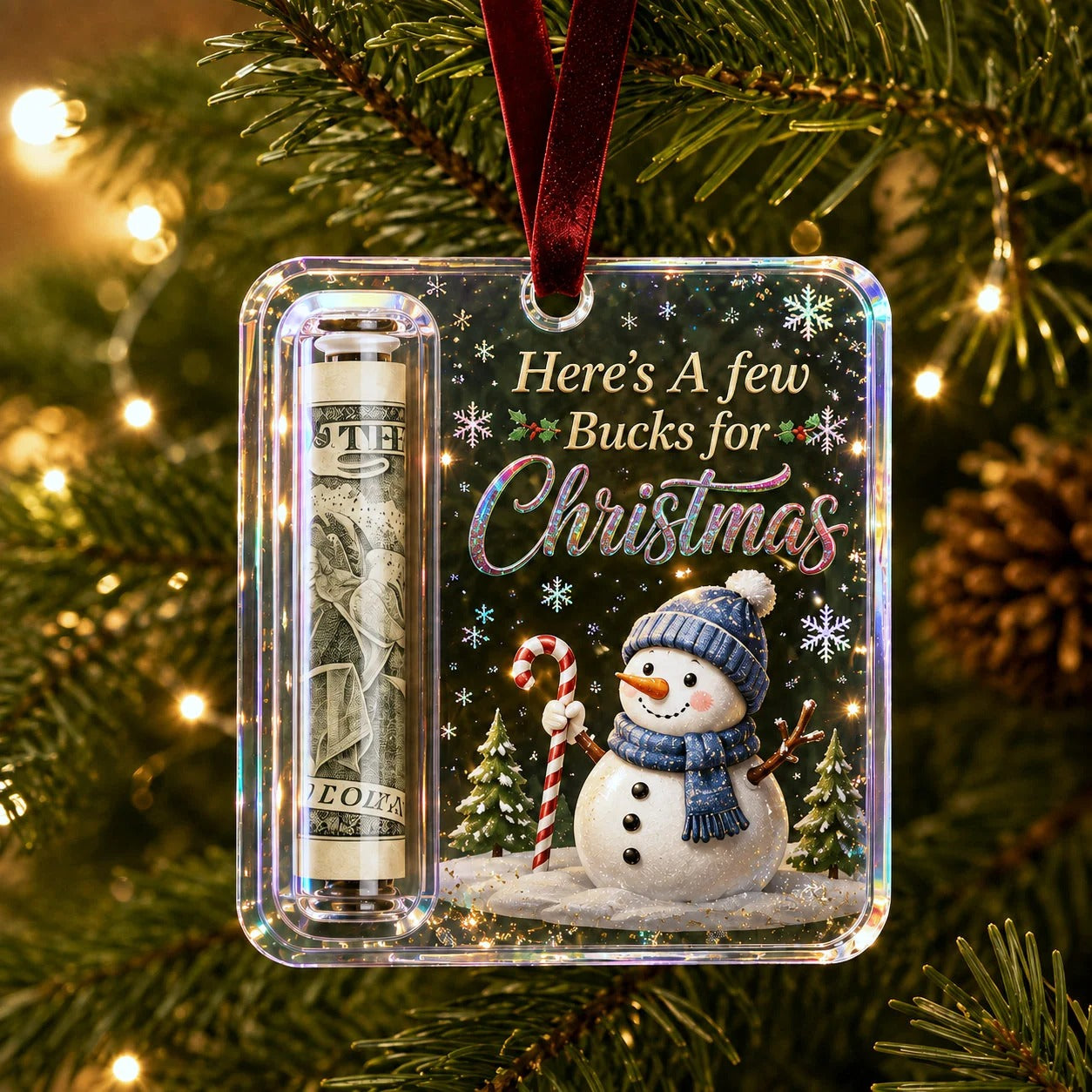💵🎄 Decorazione natalizia con contanti – Trasforma i soldi in una sorpresa natalizi