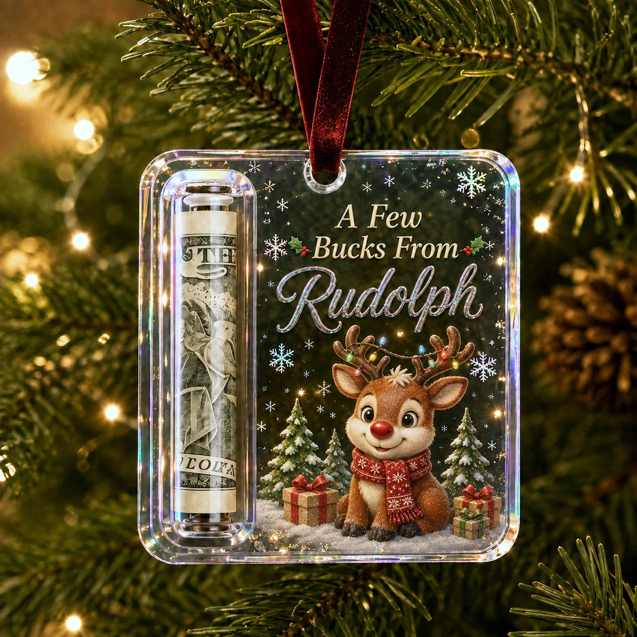 💵🎄 Decorazione natalizia con contanti – Trasforma i soldi in una sorpresa natalizi