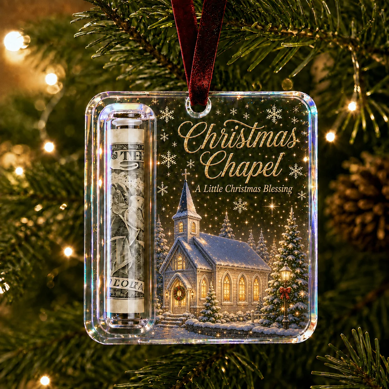 💵🎄 Decorazione natalizia con contanti – Trasforma i soldi in una sorpresa natalizi