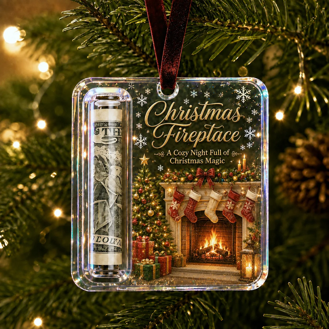 💵🎄 Decorazione natalizia con contanti – Trasforma i soldi in una sorpresa natalizi