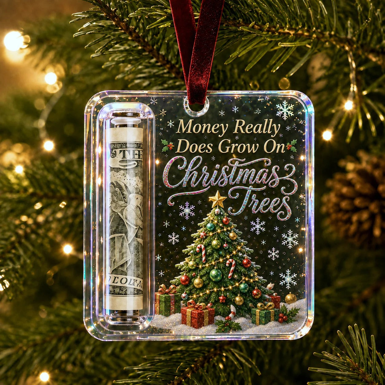 💵🎄 Decorazione natalizia con contanti – Trasforma i soldi in una sorpresa natalizi