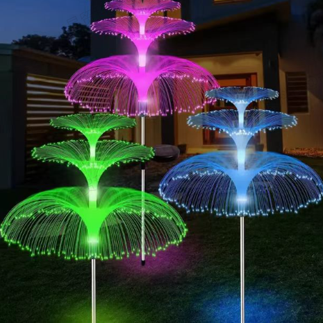 Lampada decorativa a forma di medusa per il giardino