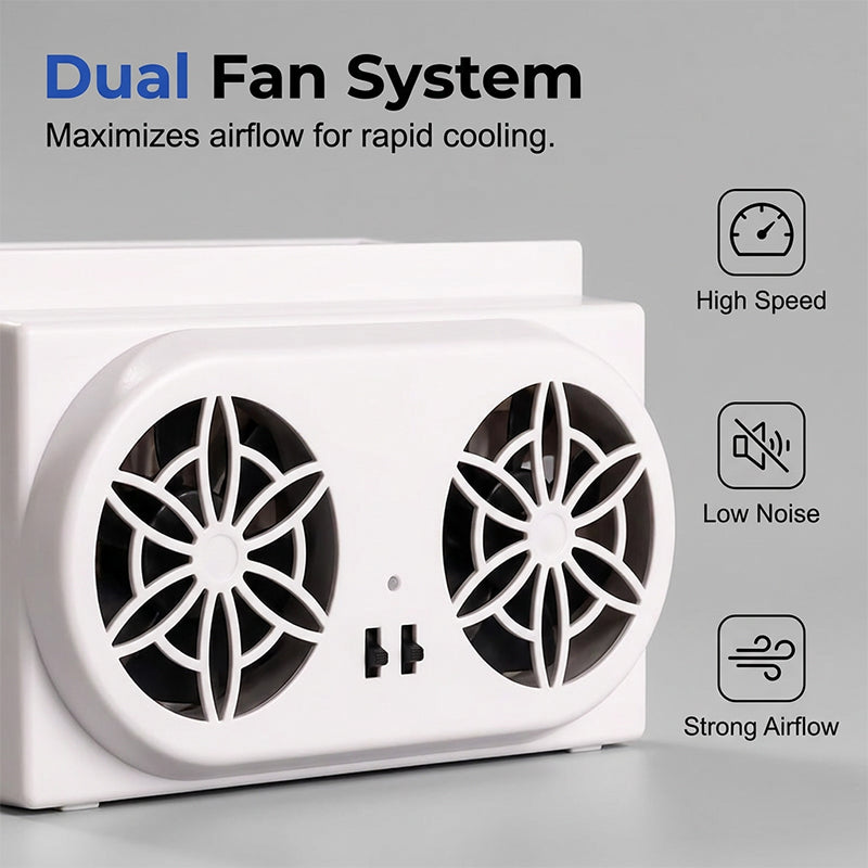 ☀️🚗Approfitta subito dello sconto del 50%🔥Ventilatore per auto a energia solare: rinfresca la tua auto senza scaricare la batteria.