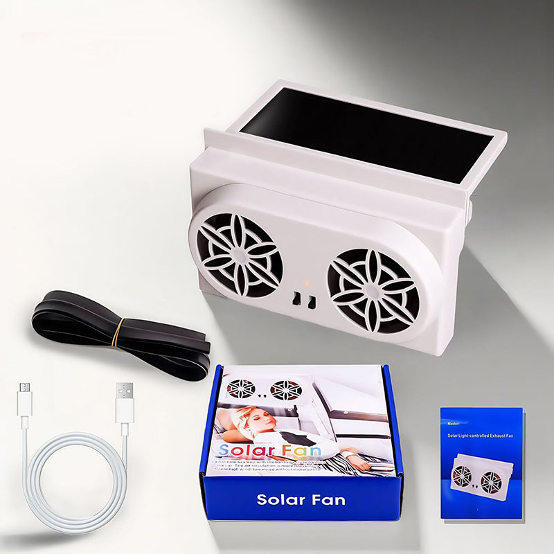 ☀️🚗Approfitta subito dello sconto del 50%🔥Ventilatore per auto a energia solare: rinfresca la tua auto senza scaricare la batteria.
