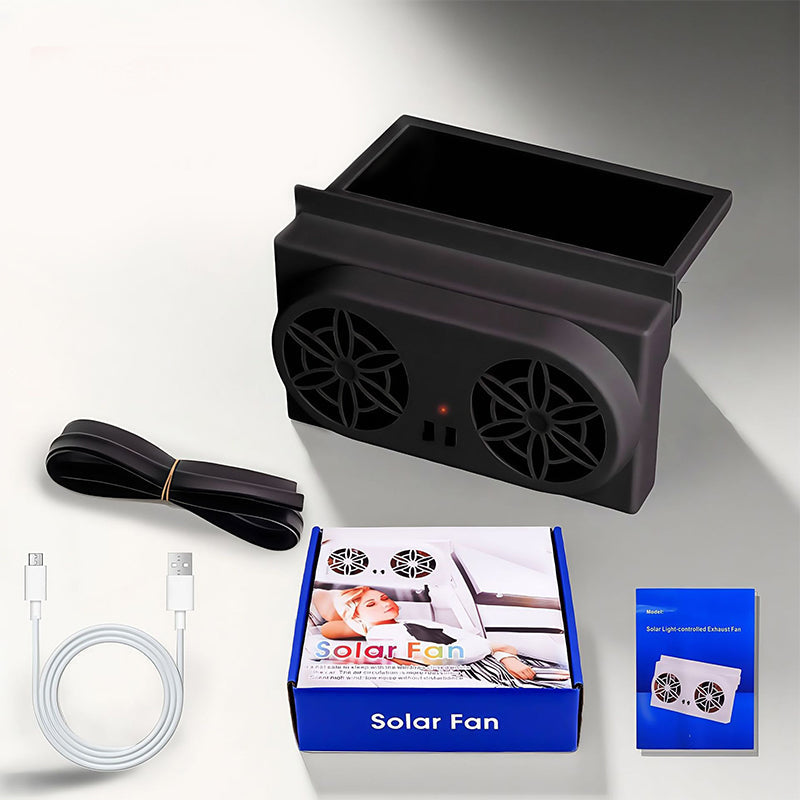 ☀️🚗Approfitta subito dello sconto del 50%🔥Ventilatore per auto a energia solare: rinfresca la tua auto senza scaricare la batteria.