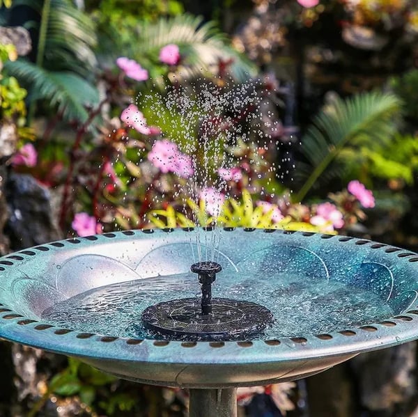 ⏳Offerta speciale a tempo limitato⏰Pompa solare compatta per fontana a forma di uccellino – Dai vita al tuo giardino! 🐦️