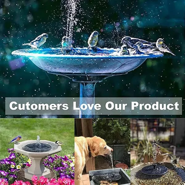 ⏳Offerta speciale a tempo limitato⏰Pompa solare compatta per fontana a forma di uccellino – Dai vita al tuo giardino! 🐦️