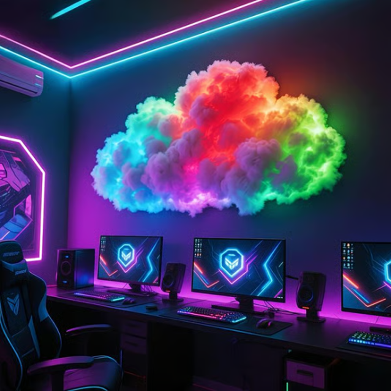 Illuminazione fai da te "Thundercloud" con LED e alimentatore USBZ🌈☁️