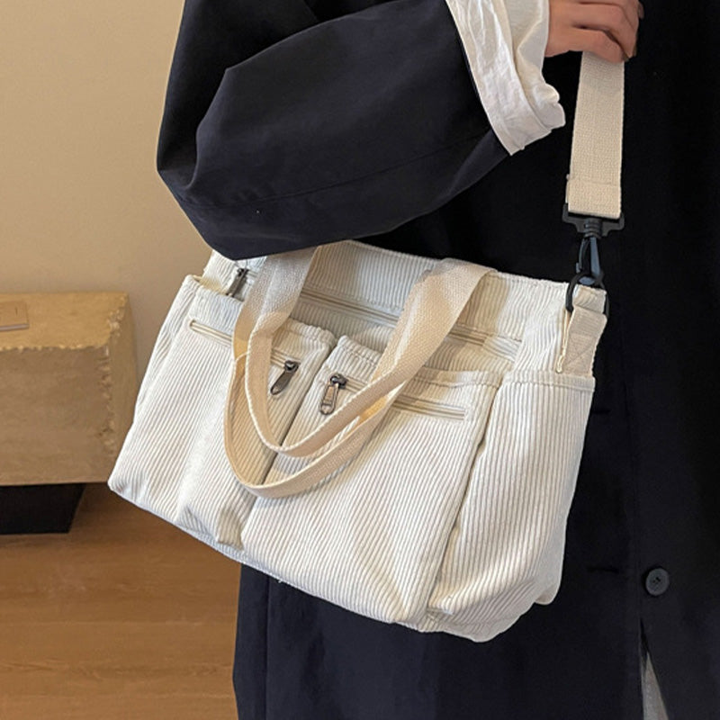 🤎 Elegante borsa a tracolla in stile vintage: tinta unita, pratica ed elegante per l'uso quotidiano
