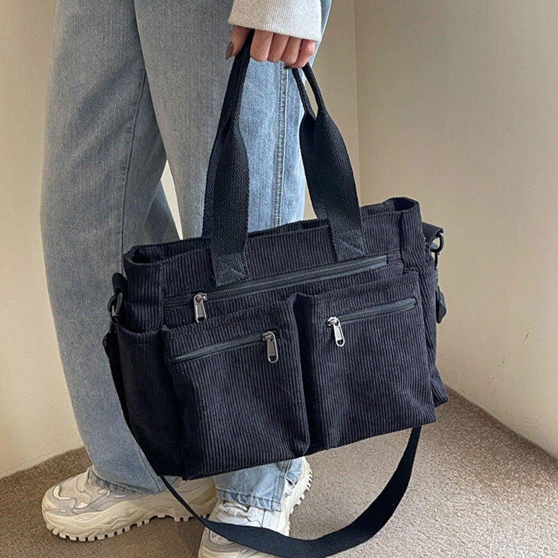 🤎 Elegante borsa a tracolla in stile vintage: tinta unita, pratica ed elegante per l'uso quotidiano