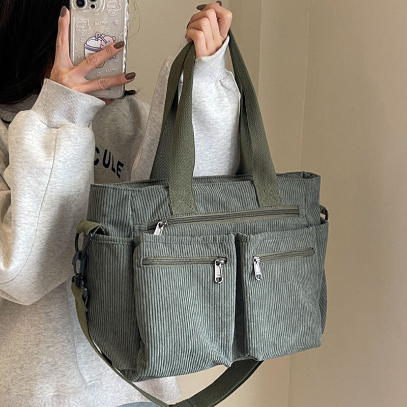 🤎 Elegante borsa a tracolla in stile vintage: tinta unita, pratica ed elegante per l'uso quotidiano