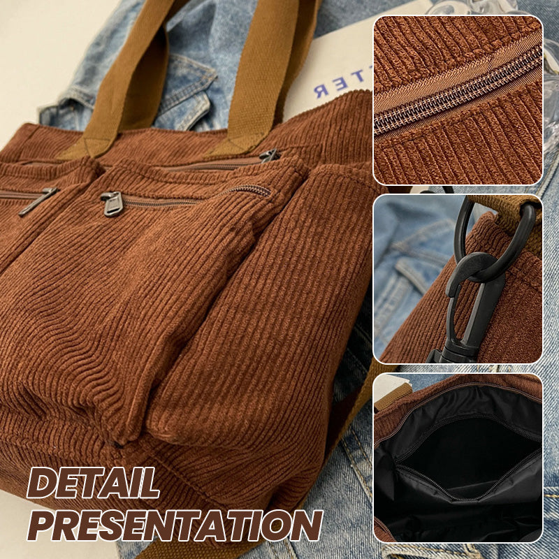 🤎 Elegante borsa a tracolla in stile vintage: tinta unita, pratica ed elegante per l'uso quotidiano