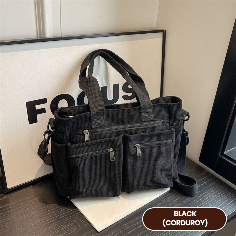 🤎 Elegante borsa a tracolla in stile vintage: tinta unita, pratica ed elegante per l'uso quotidiano