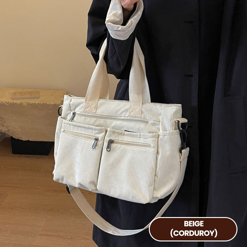 🤎 Elegante borsa a tracolla in stile vintage: tinta unita, pratica ed elegante per l'uso quotidiano