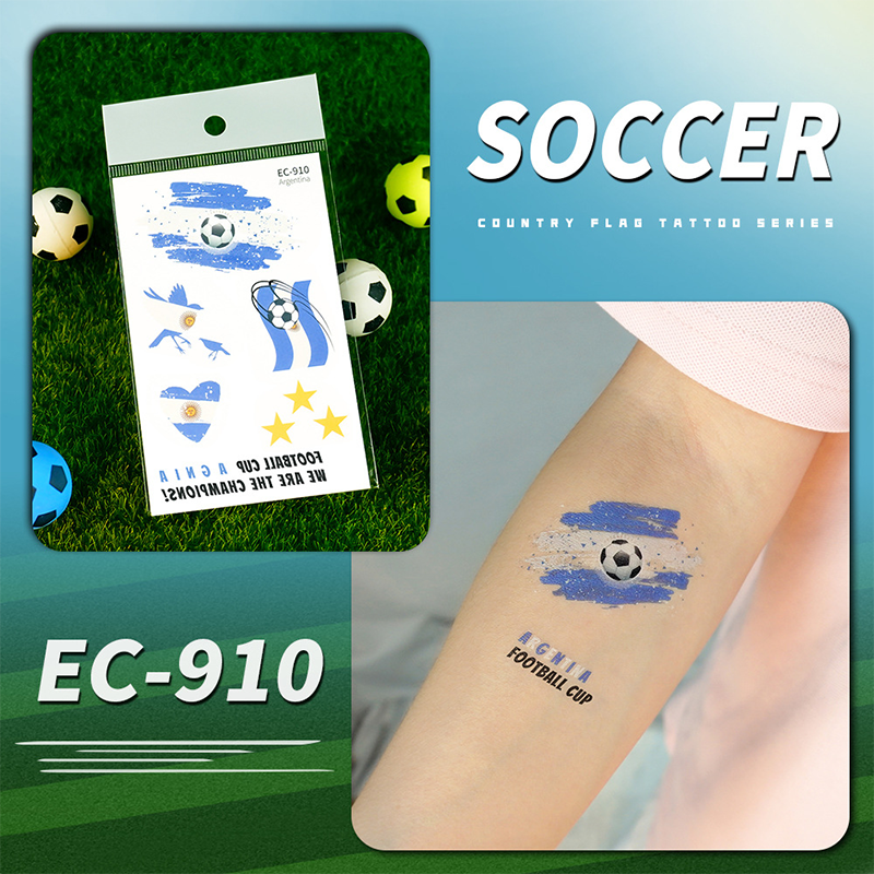 🌞Risveglio primaverile: 50% di sconto!✨⚽ Tatuaggi temporanei con bandiere dei Mondiali 2026 | Tatuaggi temporanei impermeabili dedicati al calcio | L'alternativa pulita al trucco (viso e corpo