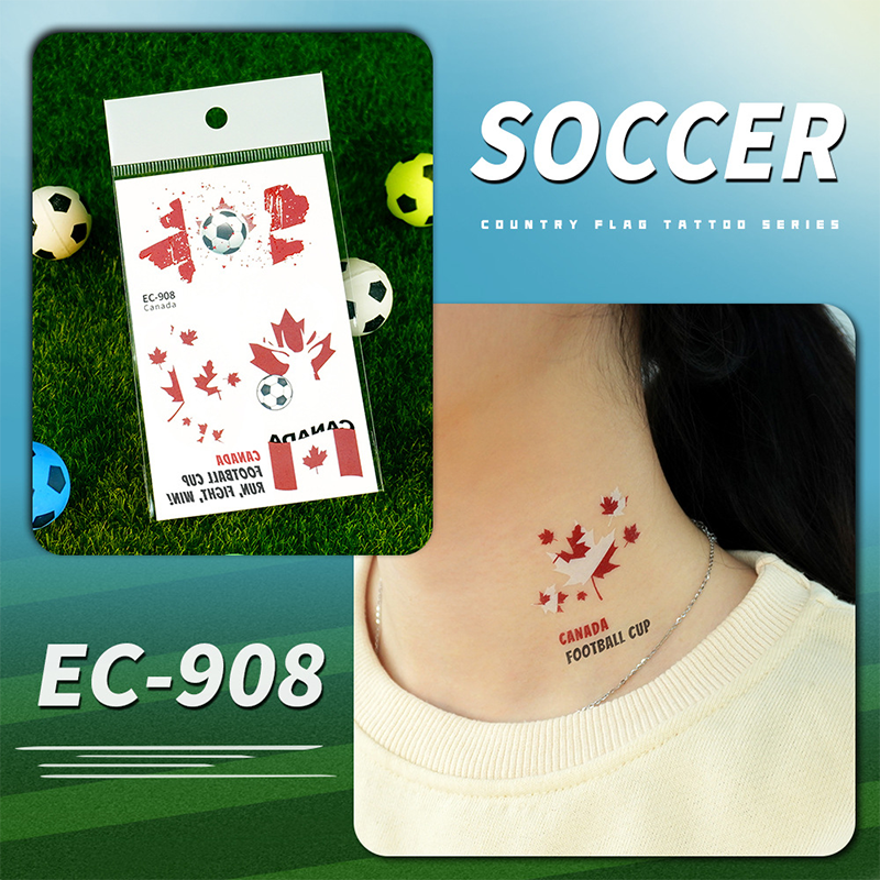 🌞Risveglio primaverile: 50% di sconto!✨⚽ Tatuaggi temporanei con bandiere dei Mondiali 2026 | Tatuaggi temporanei impermeabili dedicati al calcio | L'alternativa pulita al trucco (viso e corpo