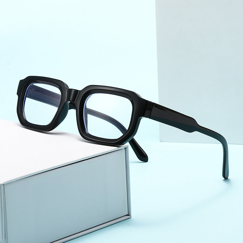 Occhiali da sole unisex con montatura spessa e quadrata