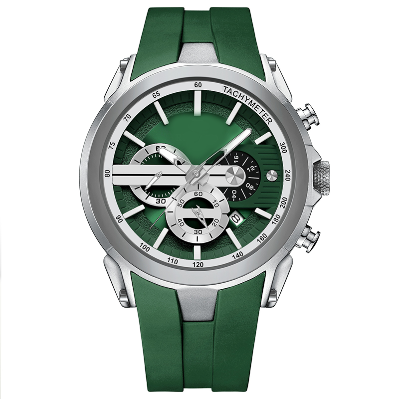 Orologio sportivo al quarzo multifunzionale, impermeabile e luminos