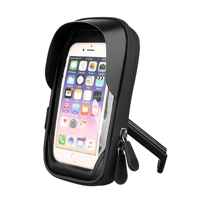 Borsa impermeabile con supporto per cellulare da biciclett