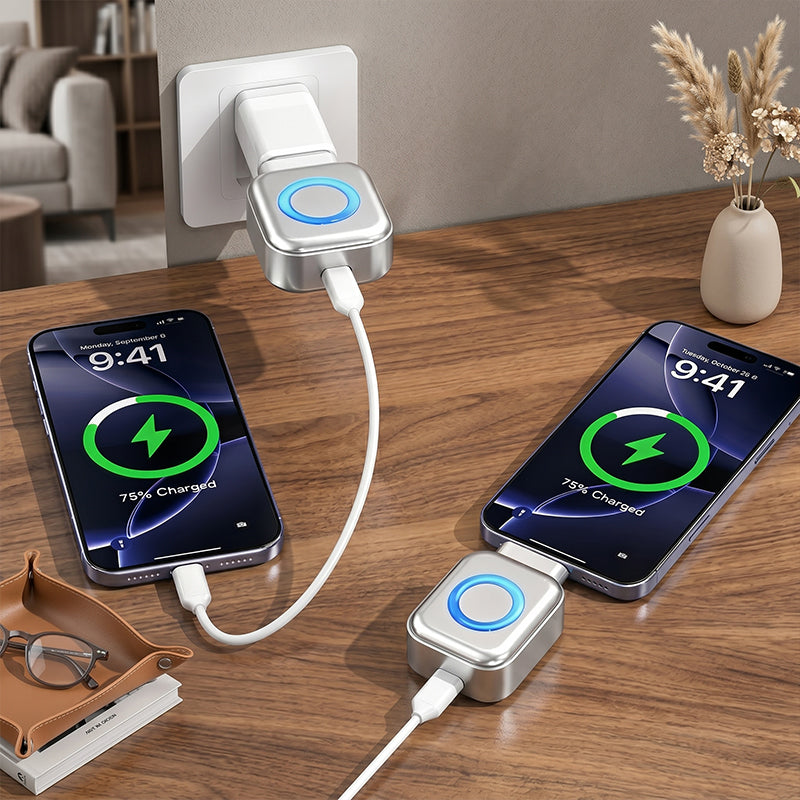 ⚡ Caricabatterie super veloce da 140 W con spegnimento automatico tramite IA – USB-C PD3.1 – Protezione intelligente della batteria – Universale per iPhone, MacBook e table