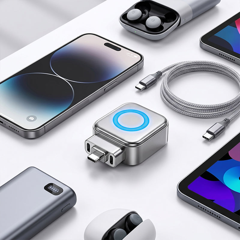 ⚡ Caricabatterie super veloce da 140 W con spegnimento automatico tramite IA – USB-C PD3.1 – Protezione intelligente della batteria – Universale per iPhone, MacBook e table