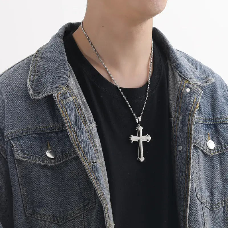 ✝️ Collana con croce “Il Padre Nostro” — Unisex
