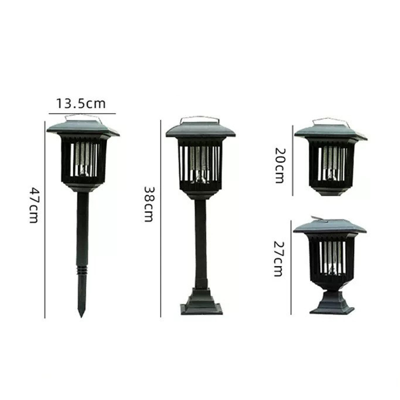 Lampada da giardino e repellente per zanzare 2 in 1 a energia solar