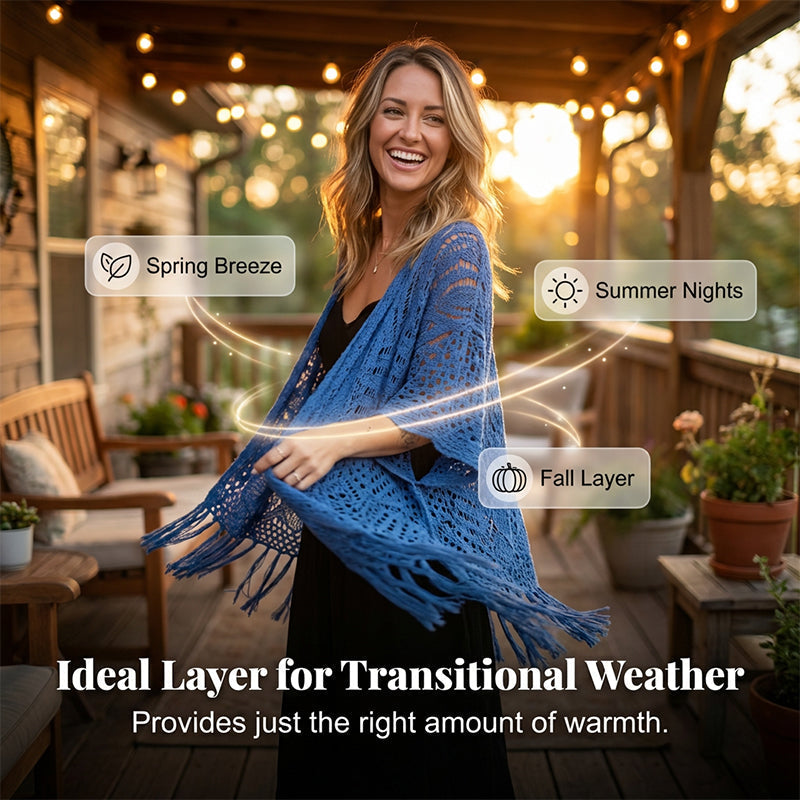 🏖️ Copricostume da spiaggia trasparente con nappine💖Ecco come goderti la tua vacanza al mare