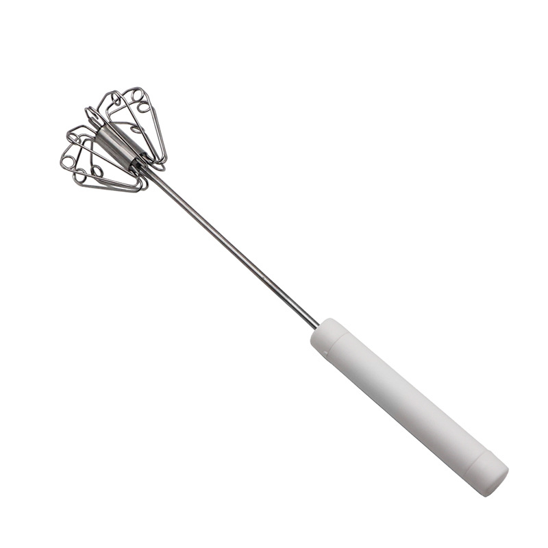 🥚🍰 Frusta a pressione semiautomatica — Frusta manuale facile da usare per sbattere le uova 🧁