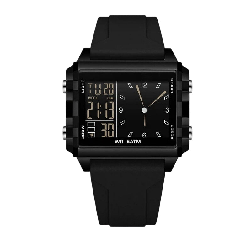 ⏳Offerta speciale a tempo limitato⏰ Orologio digitale trasparente impermeabile – Impermeabilità fino a 50 m, display luminescente, ora ibrida