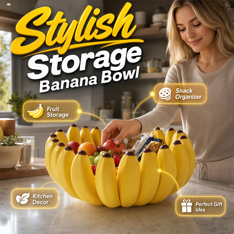Ciotola per frutta a forma di banana creativ