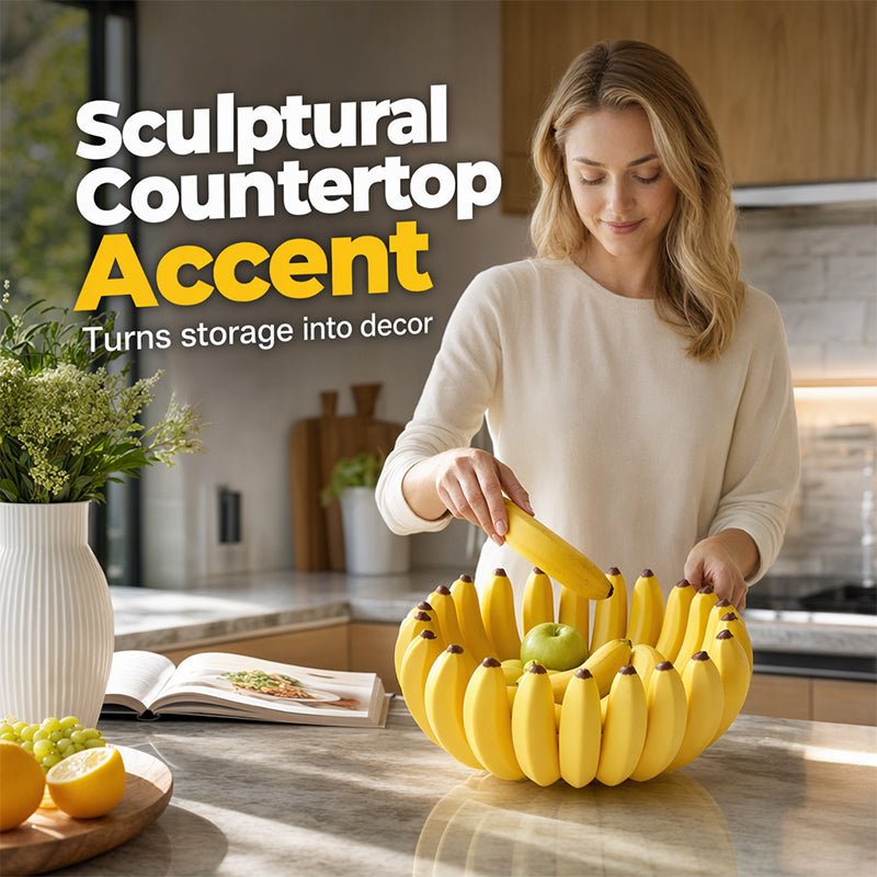Ciotola per frutta a forma di banana creativ