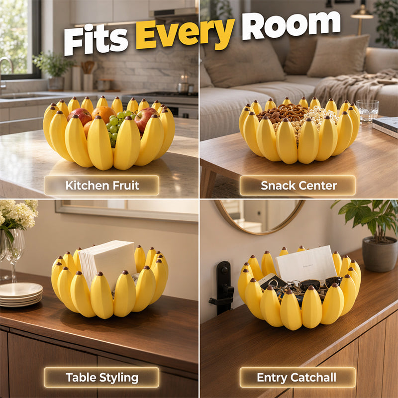 Ciotola per frutta a forma di banana creativ