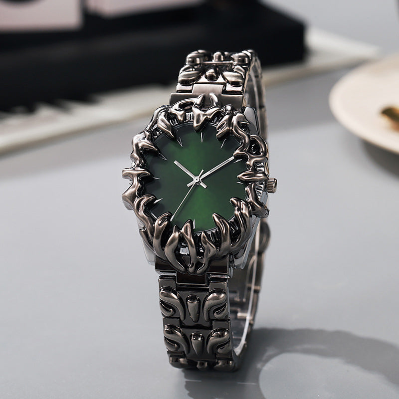 ⌚ SCONTO DEL 50% A TEMPO LIMITATO! ✨ Creativo orologio da uomo in quarzo a forma di artiglio – Quadrante rosso, bracciale scultoreo, stile di grande impatto