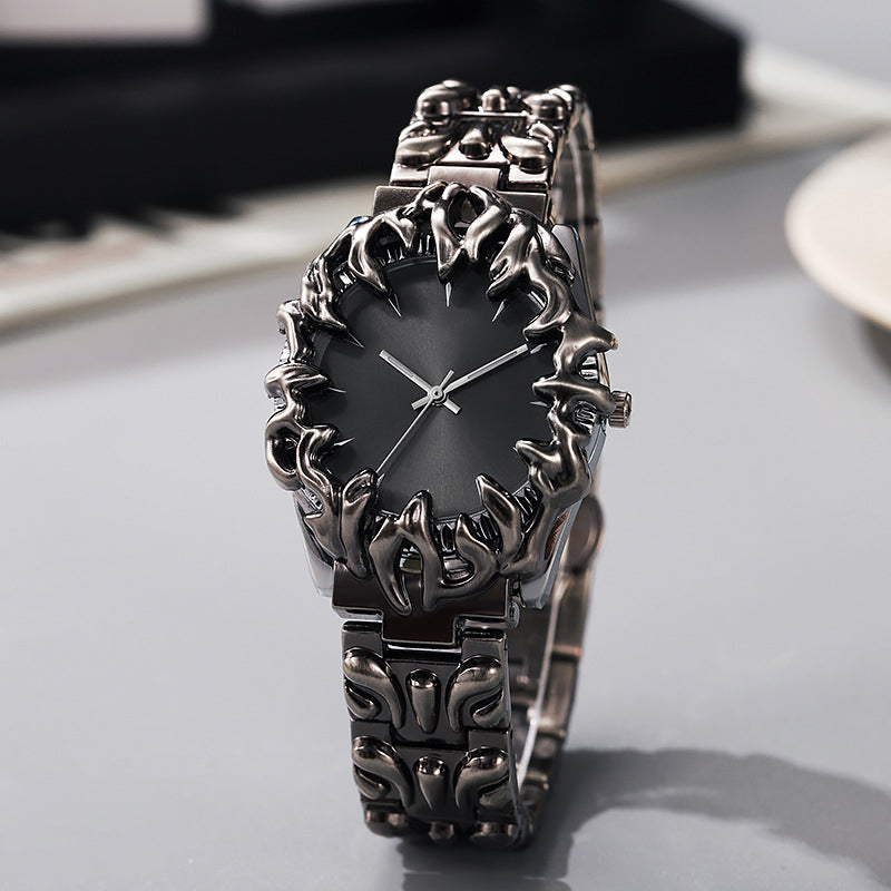 ⌚ SCONTO DEL 50% A TEMPO LIMITATO! ✨ Creativo orologio da uomo in quarzo a forma di artiglio – Quadrante rosso, bracciale scultoreo, stile di grande impatto